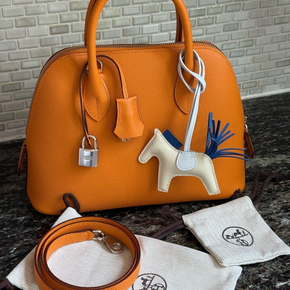 Hermes Bolide 1923 25 Bag Abricot Orange PHW